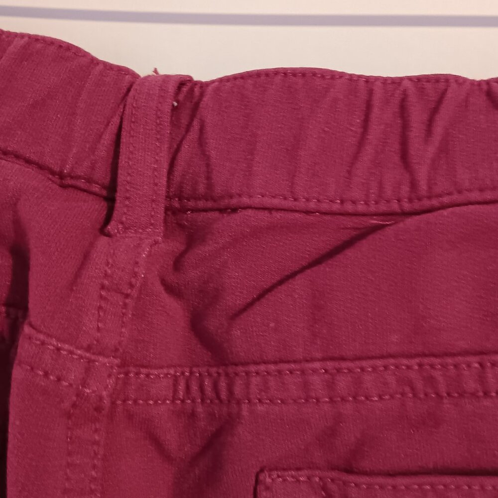 DENIM CO WOMEN'S SIZE 14 STRETCHY WINE COLOR PANTS EUC - Picture 5 of 8